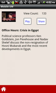 Crisis in Egypt Video